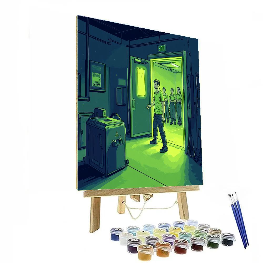 Mike Wazowski Scare Practice Disney Inspired Numbered painting kits