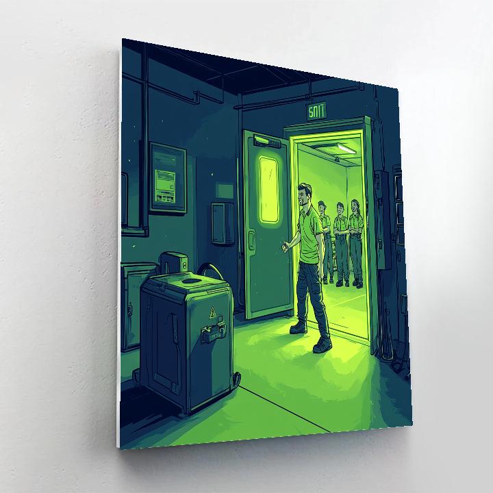 Mike Wazowski Scare Practice Disney Inspired Numbered painting kits