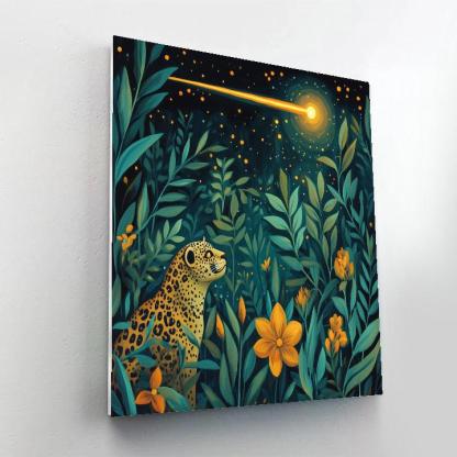 Henri Rousseau Inspired Jungle Comet Numbered painting kits