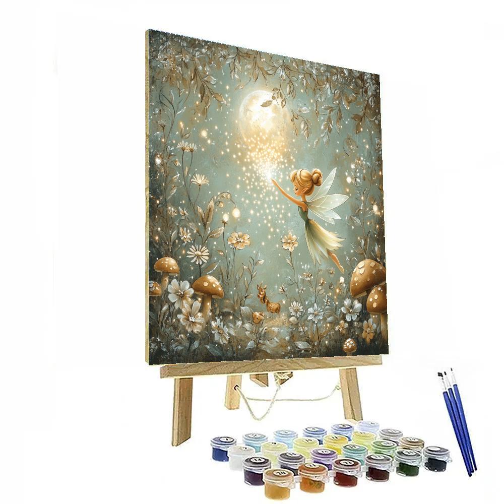 Tinker Bell Moonlight Sparkle Disney Inspired paint by color
