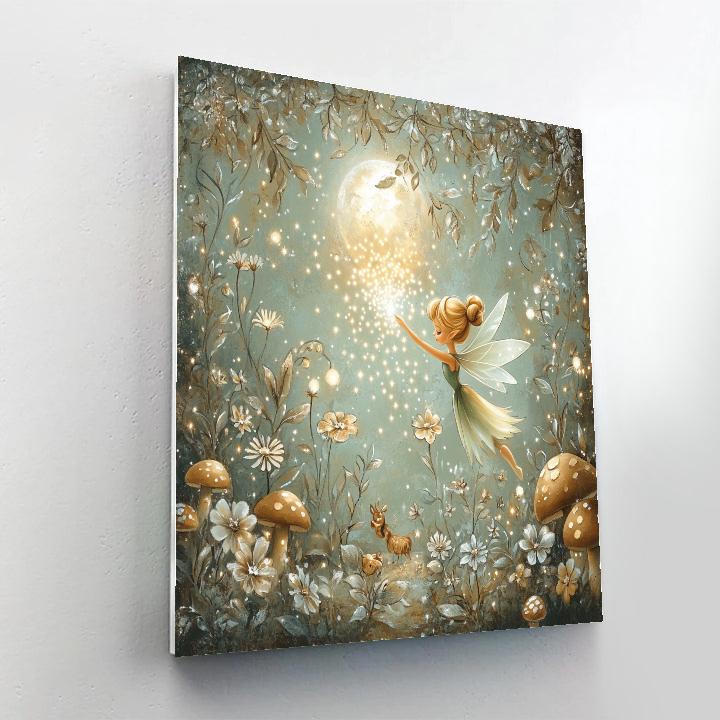 Tinker Bell Moonlight Sparkle Disney Inspired paint by color