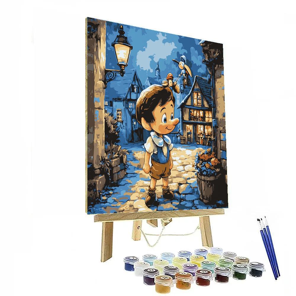 Pinocchio Honest Moment Disney Inspired Painting by numbers kit