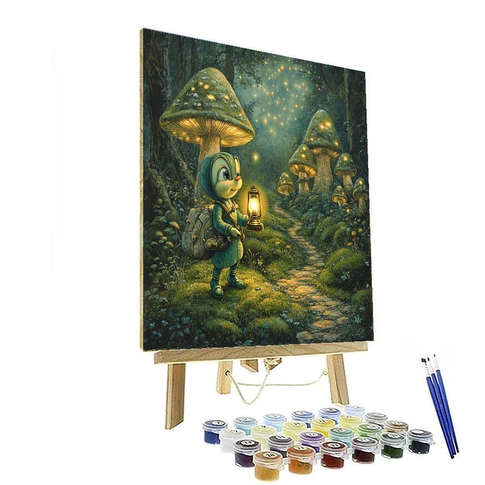 Jiminy Cricket Guiding Light Disney Inspired Paint by numbers kits