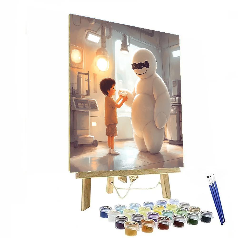 Big Hero 6 Baymax Care Moment Disney Inspired paint by number