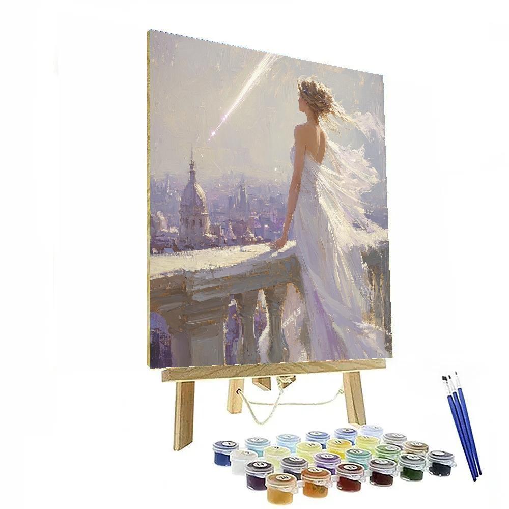 Berthe Morisot Inspired Balcony Comet Painting by numbers kit