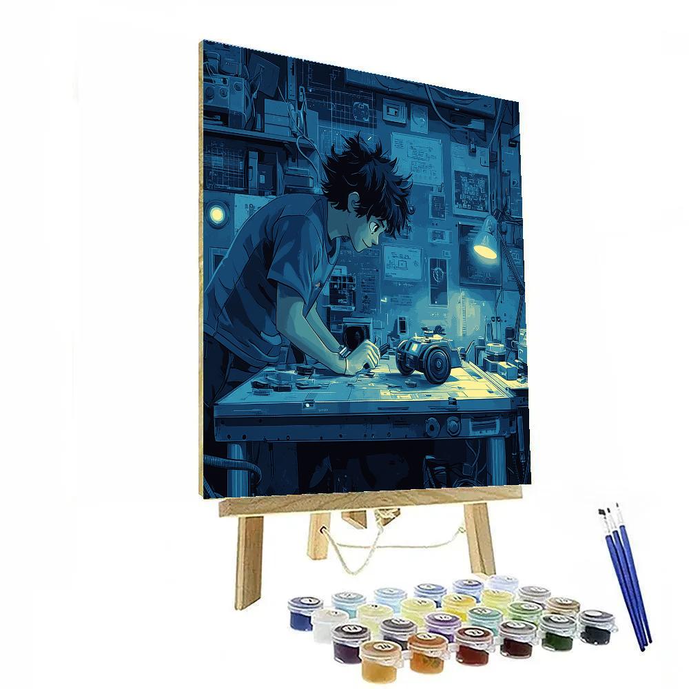 Hiro Workshop Invention Disney Inspired Number painting