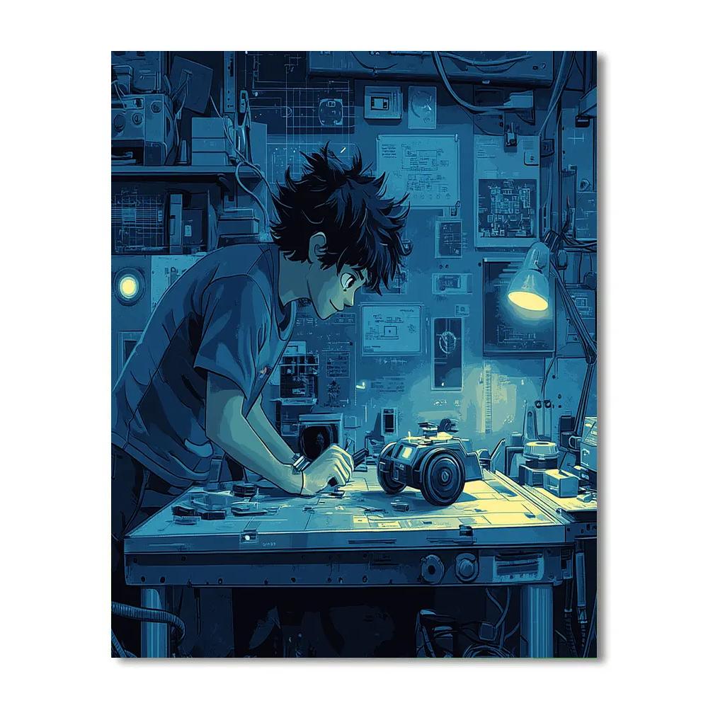 Hiro Workshop Invention Disney Inspired Number painting