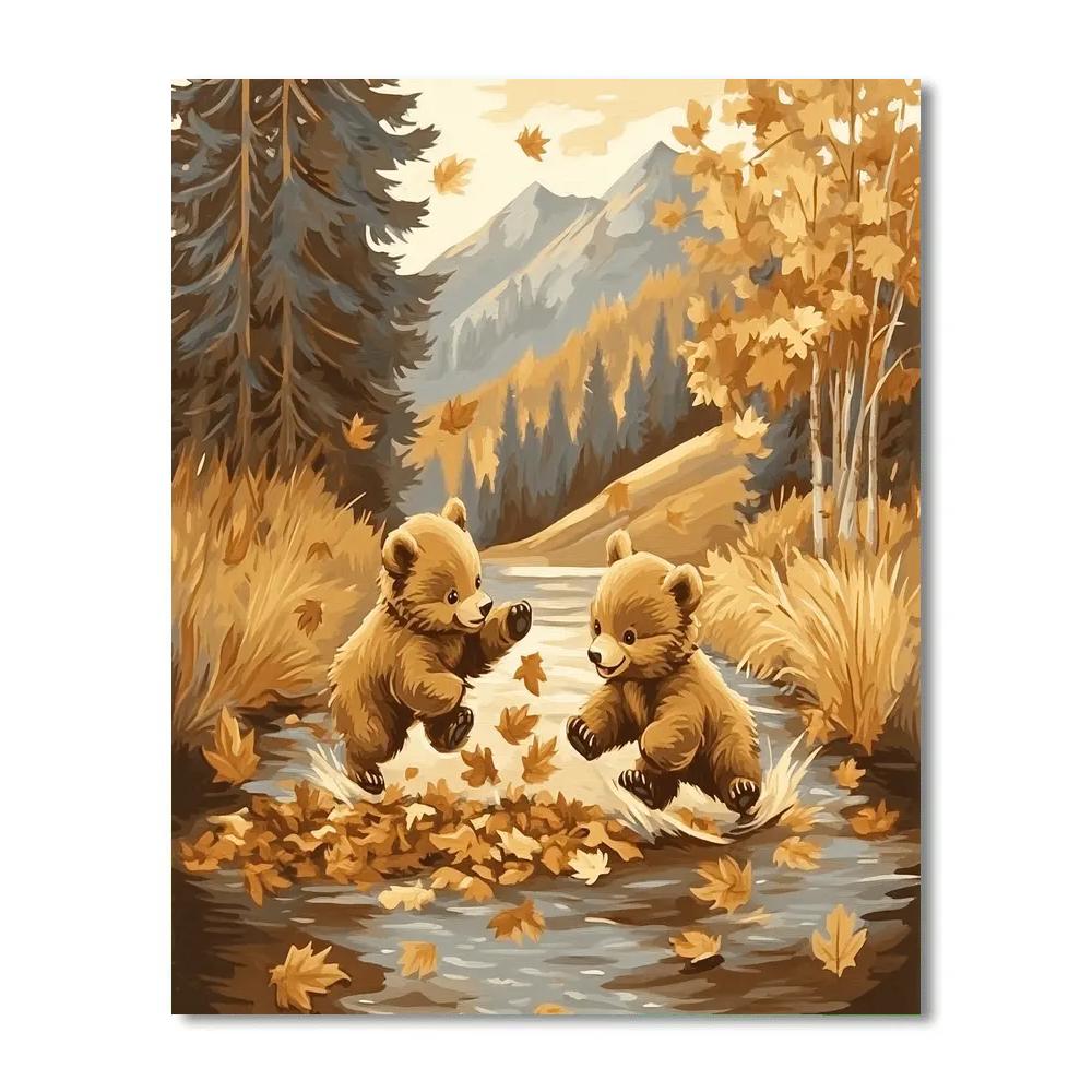 Brave Brother Bear Siblings Disney Inspired Numbered painting kits