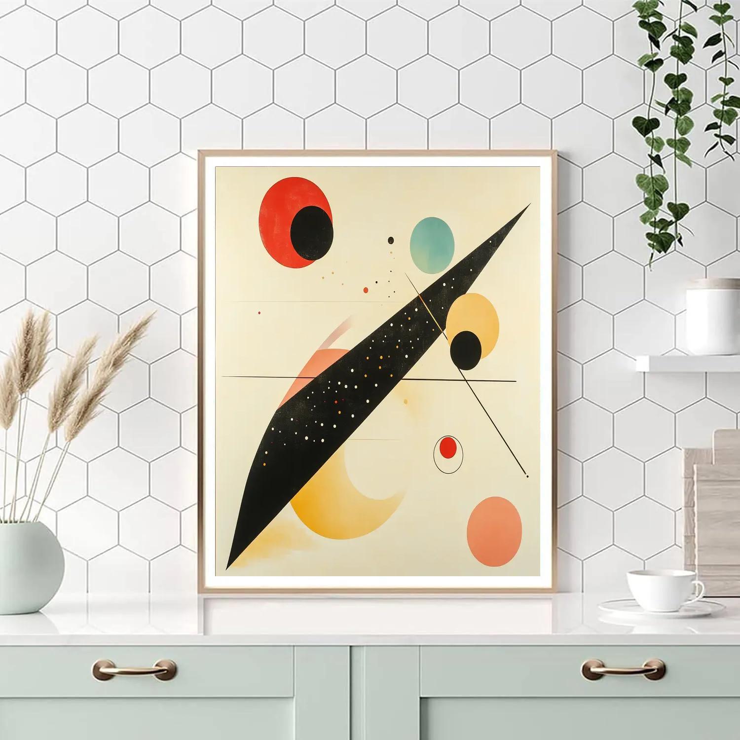 Wassily Kandinsky Inspired Orbiting Forms Numbered painting kits
