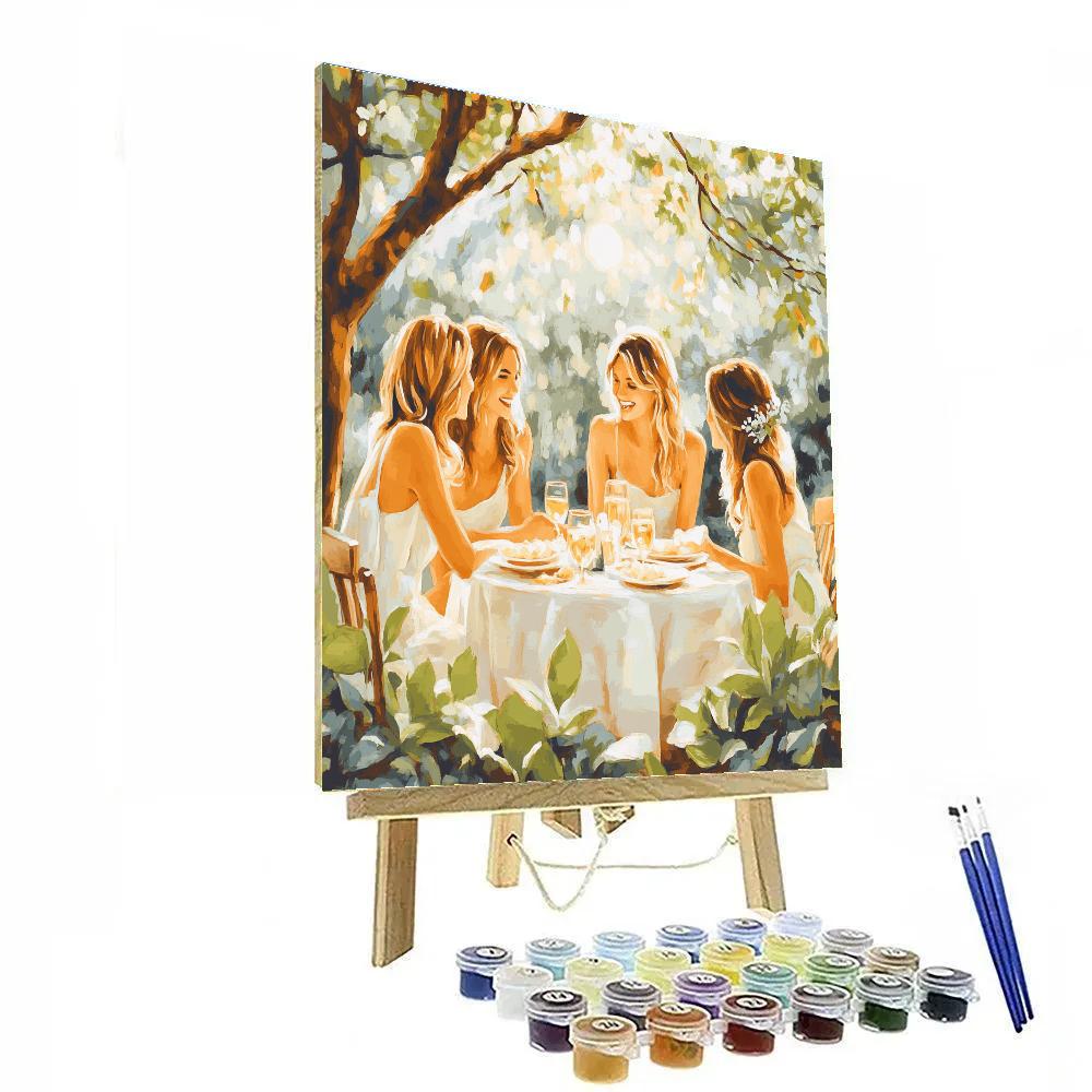 Pierre Auguste Renoir Inspired Garden Luncheon painting number kit