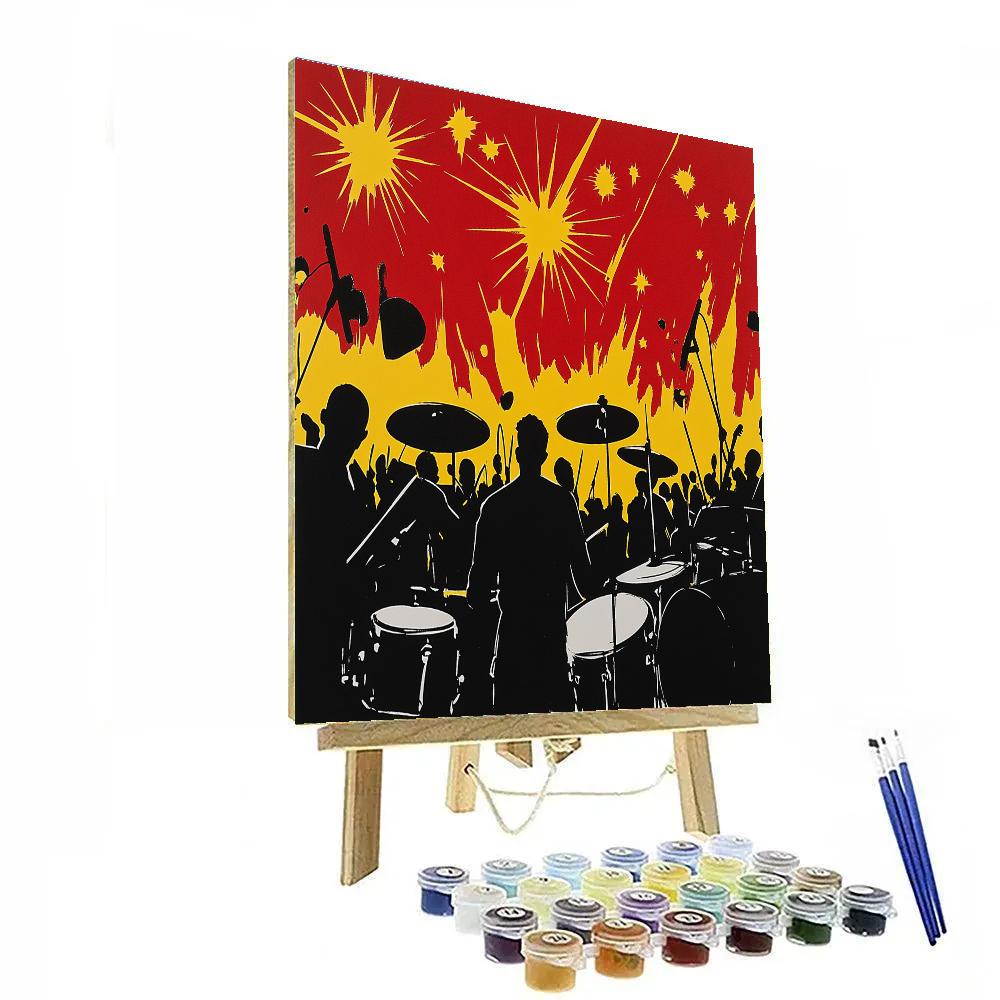 Henri De Toulouse Lautrec Inspired Cafe Orchestra Numbered painting kits
