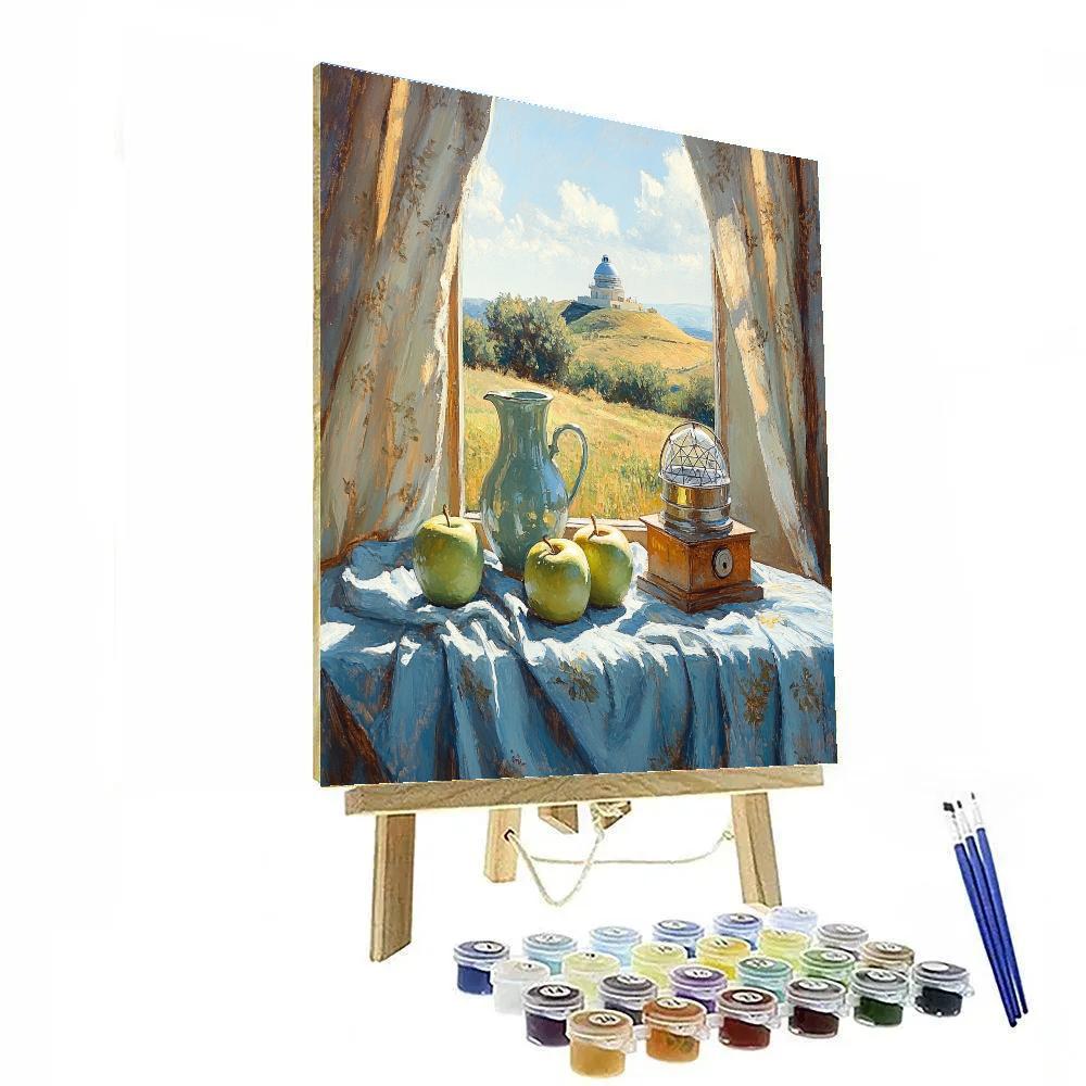 Paul Cezanne Inspired Apples And Observatory Painting by numbers kit