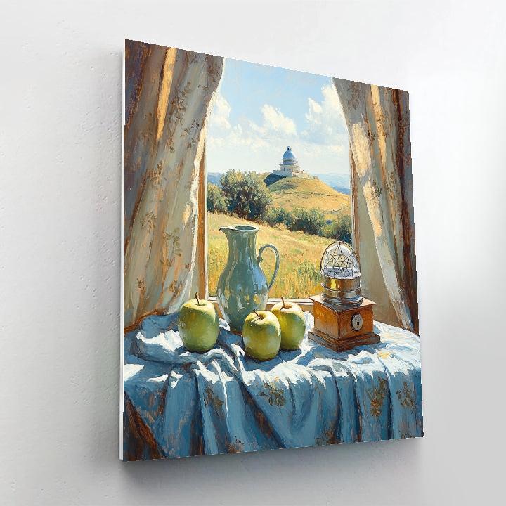 Paul Cezanne Inspired Apples And Observatory Painting by numbers kit