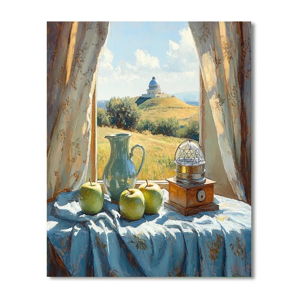 Paul Cezanne Inspired Apples And Observatory Painting by numbers kit