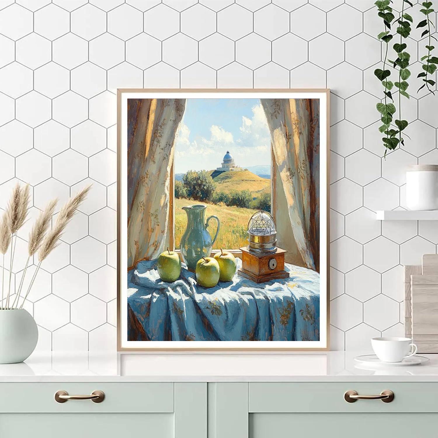 Paul Cezanne Inspired Apples And Observatory Painting by numbers kit