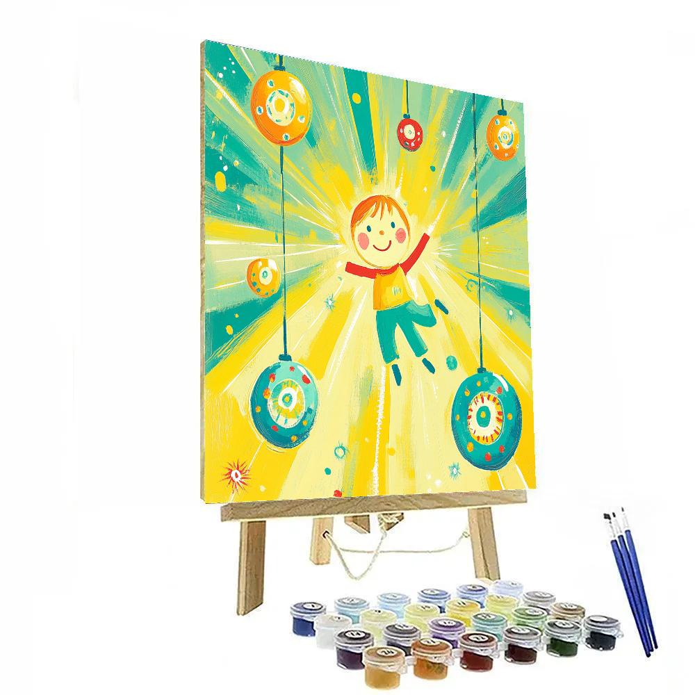 Joy Bright Feelings Disney Inspired DIY paint by numbers