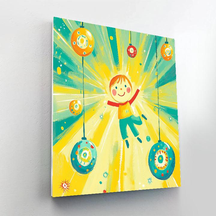 Joy Bright Feelings Disney Inspired DIY paint by numbers