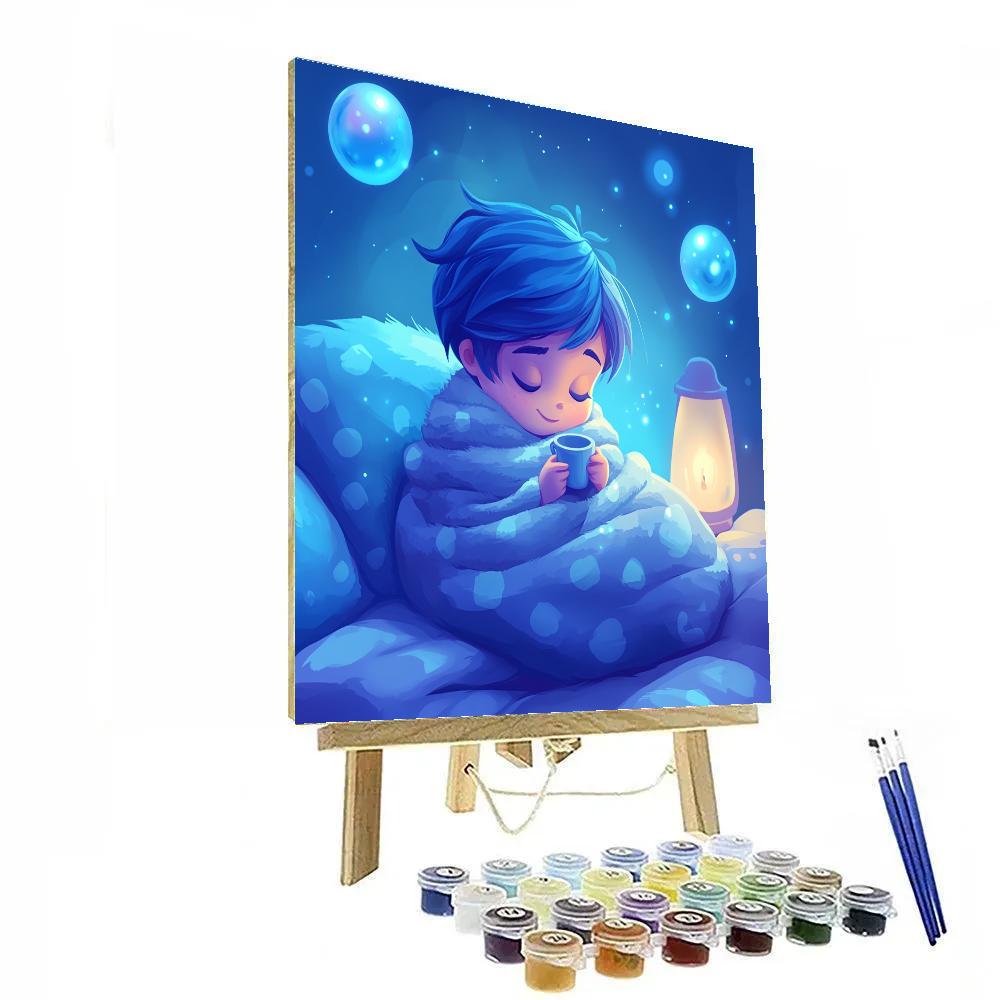 Sadness Cozy Cup Disney Inspired DIY paint by numbers