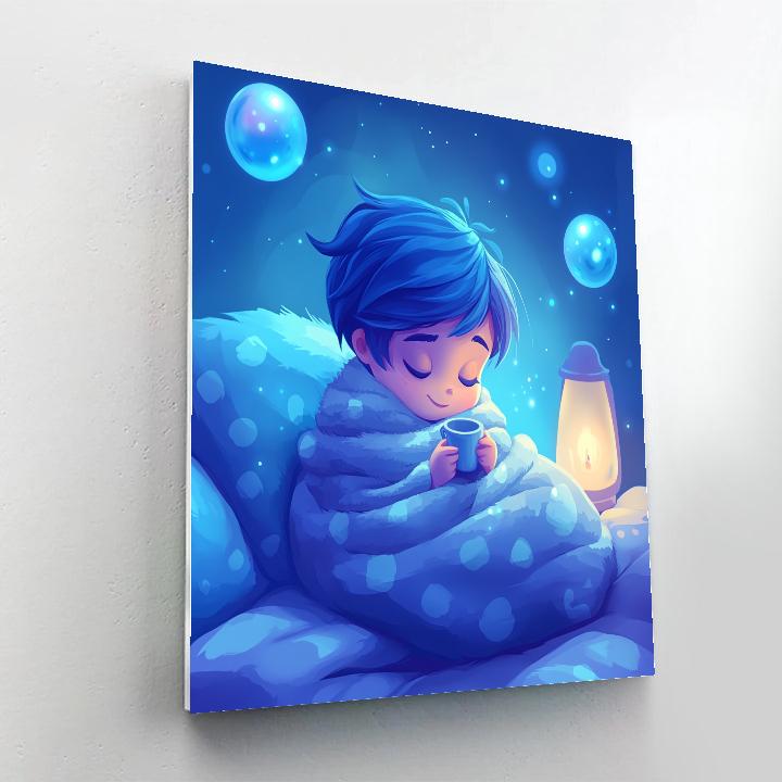 Sadness Cozy Cup Disney Inspired DIY paint by numbers