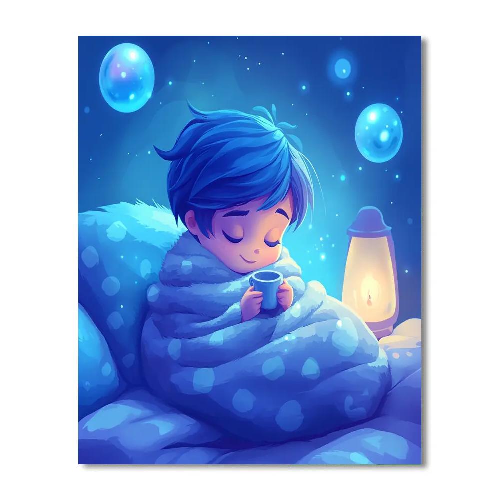 Sadness Cozy Cup Disney Inspired DIY paint by numbers