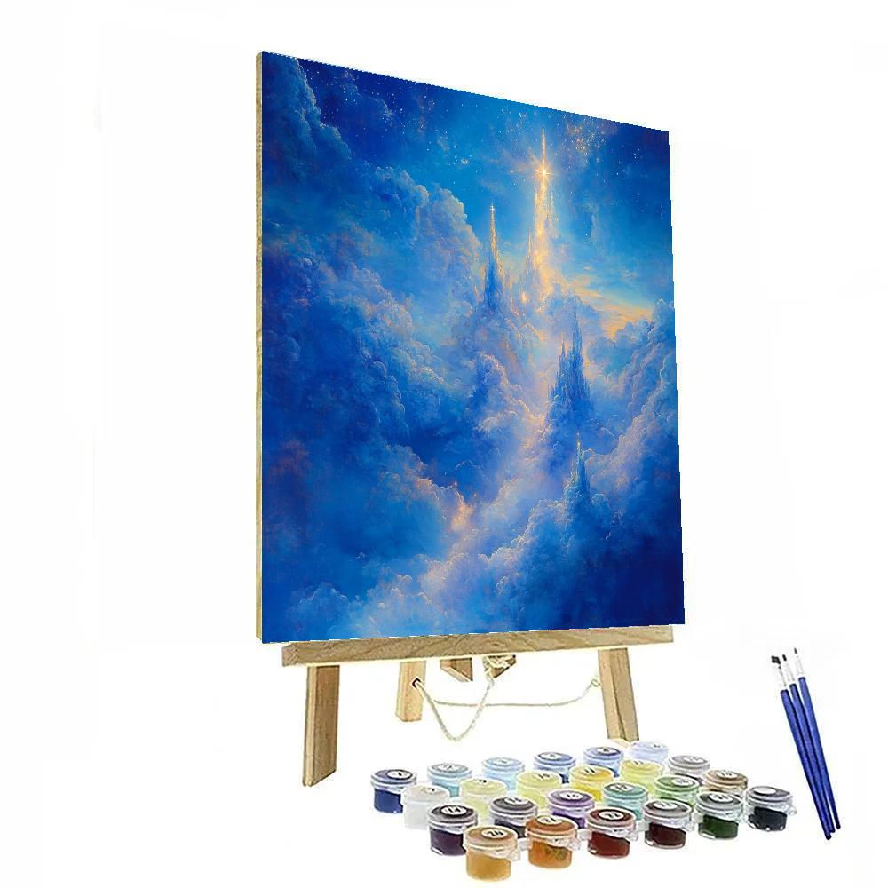 El Greco Inspired Cathedral Of Clouds Numbered painting kits