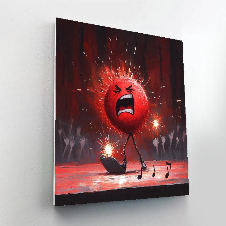 Anger Rocket Song Disney Inspired paint by number