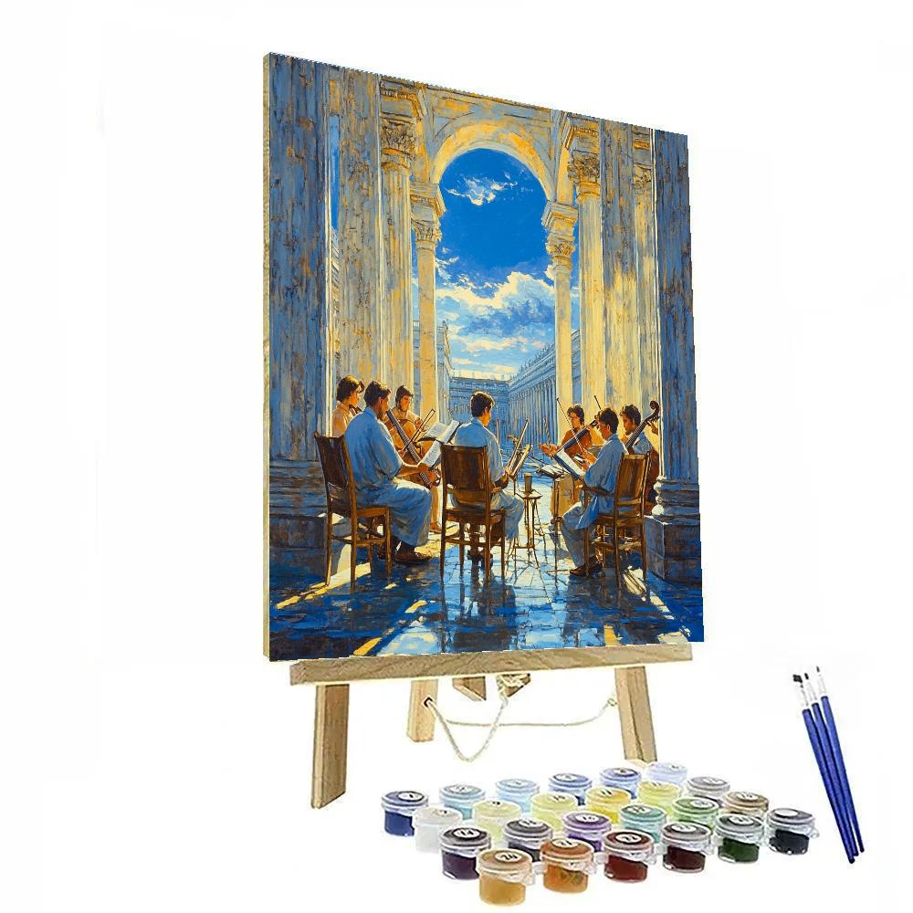 Raphael Inspired School Of Astronomy Paint by numbers art