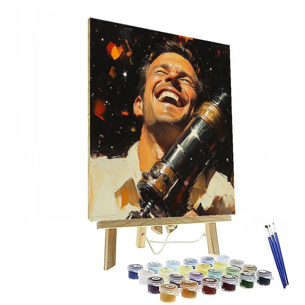 Frans Hals Inspired Laughing Stargazer paint by numbers