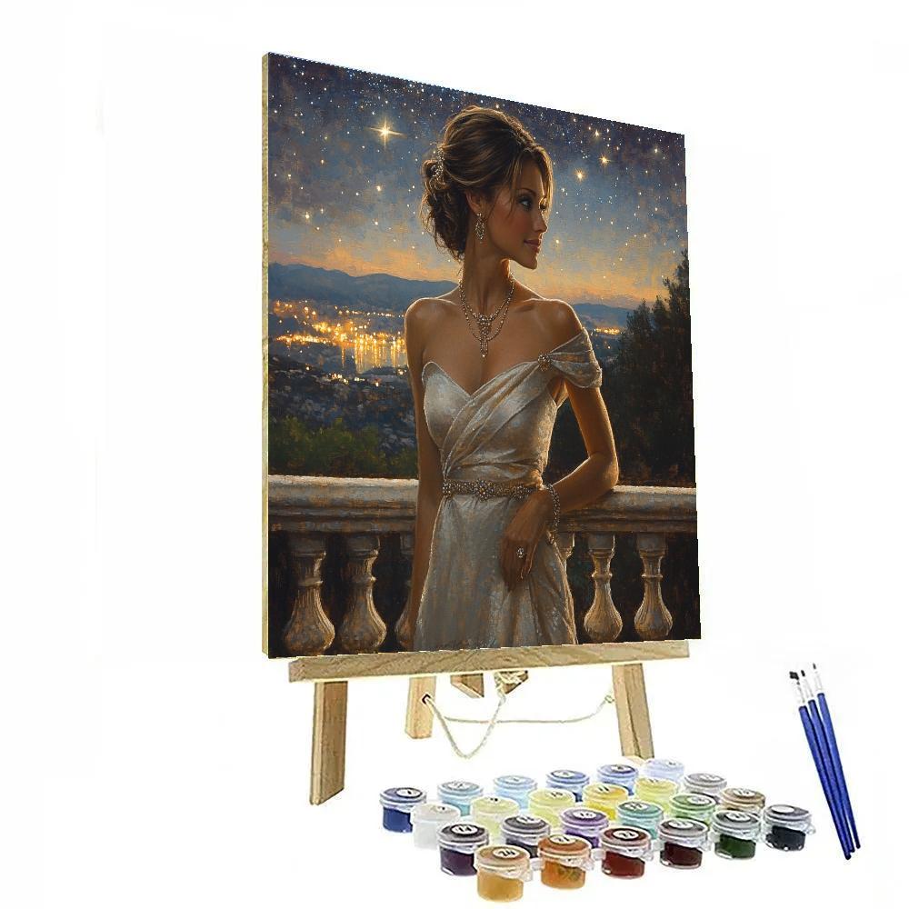 John Singer Sargent Inspired Silk And Starlight Painting by numbers kit