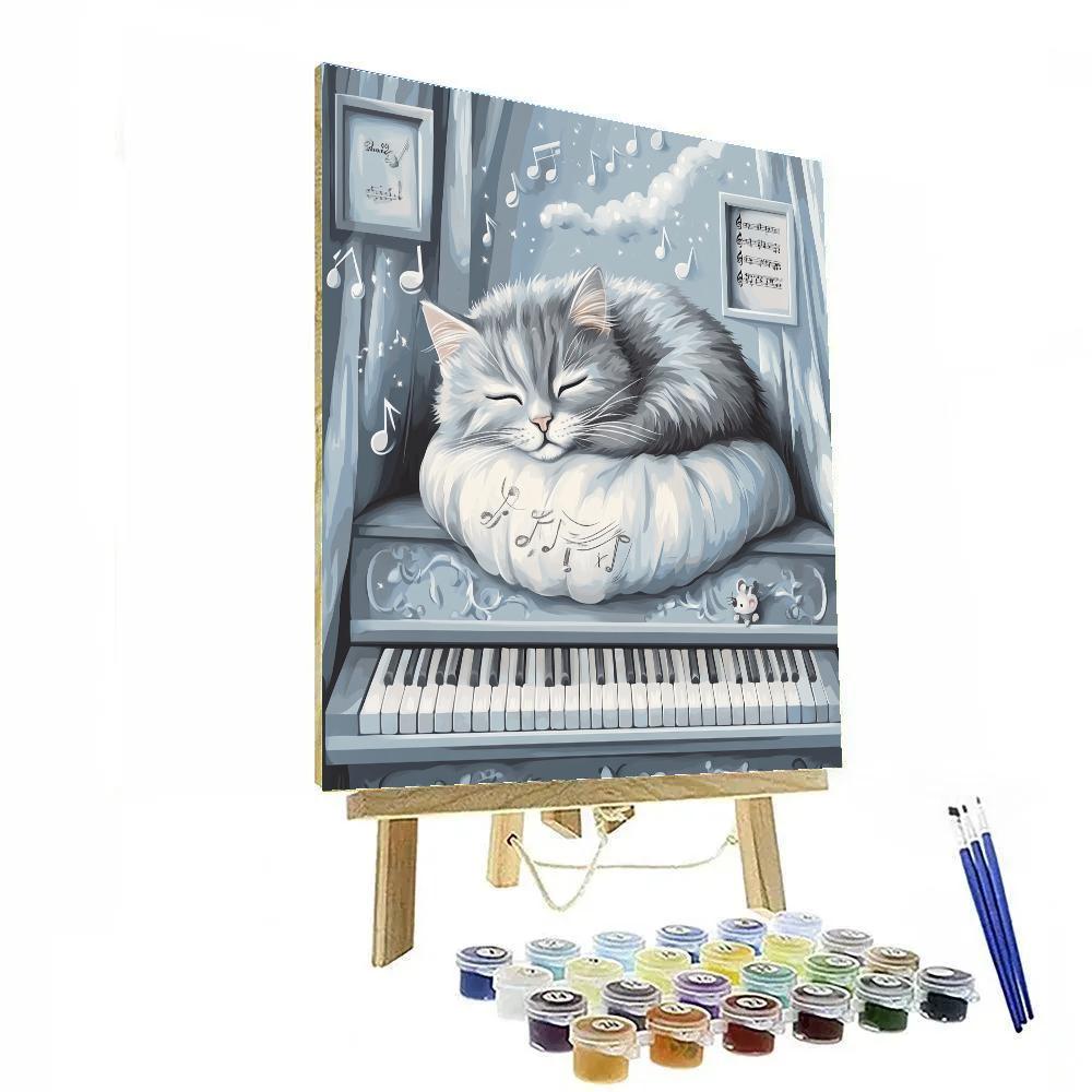 Berlioz Musical Nap Disney Inspired Number painting