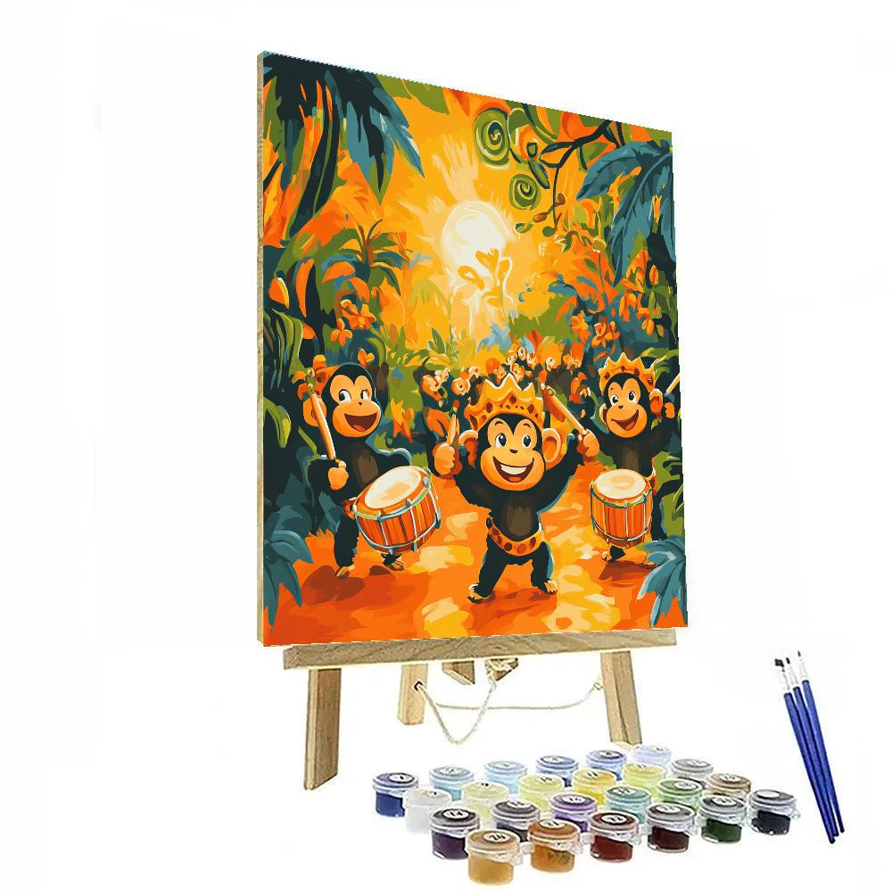 King Louie Jungle Song Disney Inspired paint by color