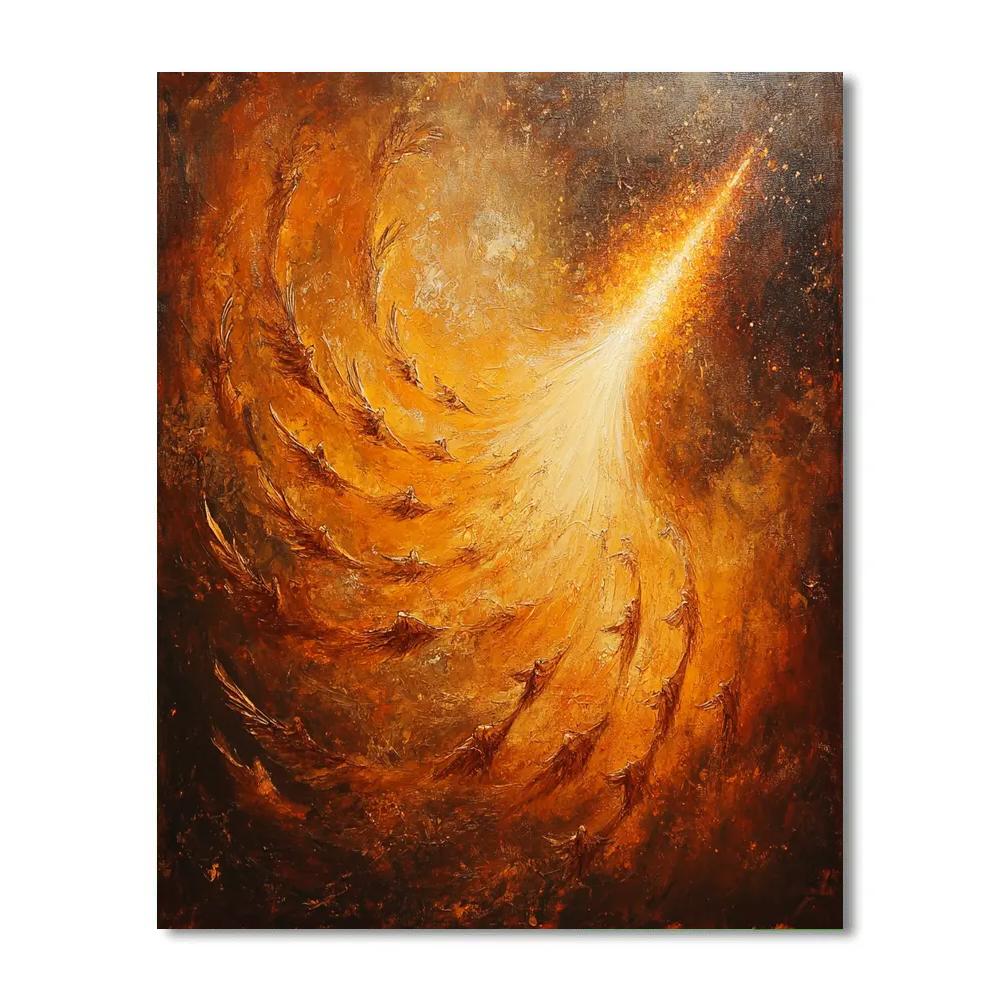 William Blake Inspired Angels Of The Comet DIY paint by numbers