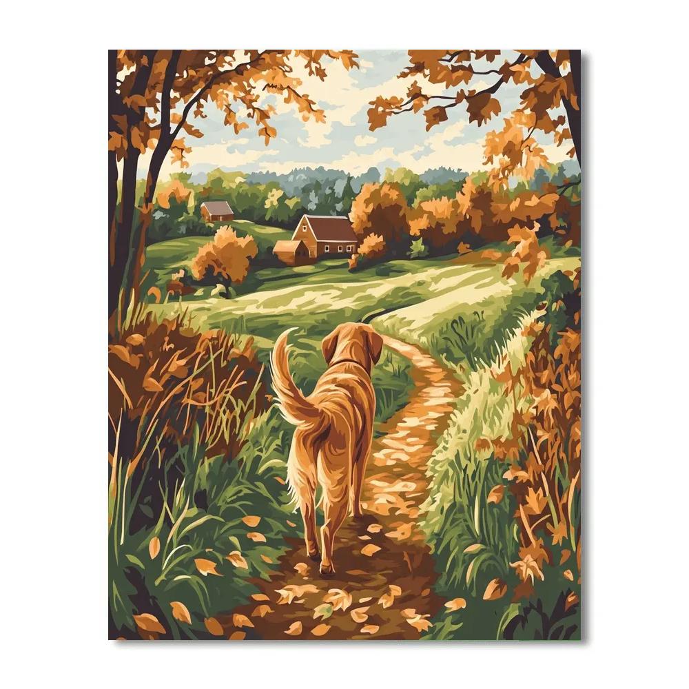 Copper Loyal Walk Disney Inspired Numbered painting kits