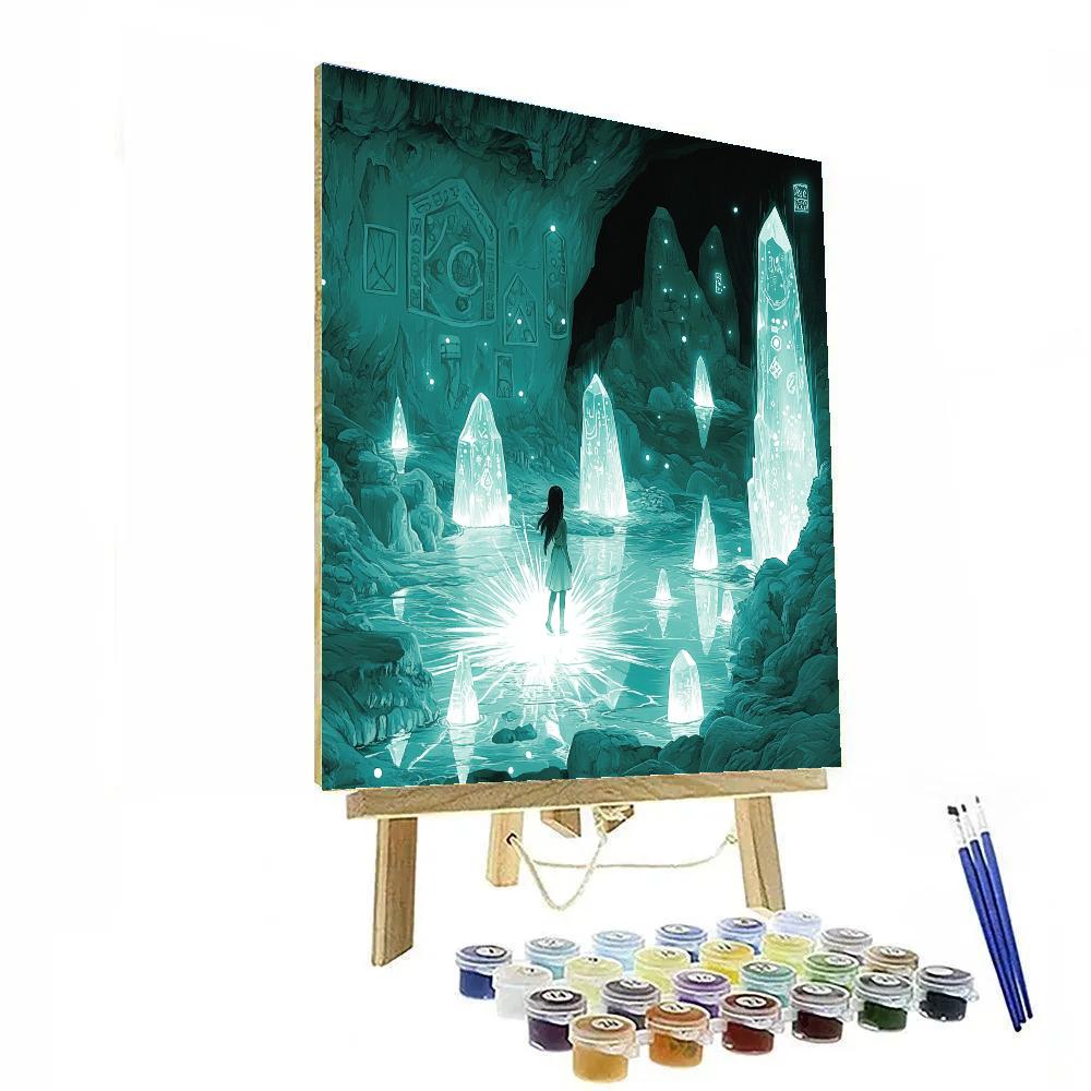 Kida Crystal Cavern Disney Inspired paint by numbers