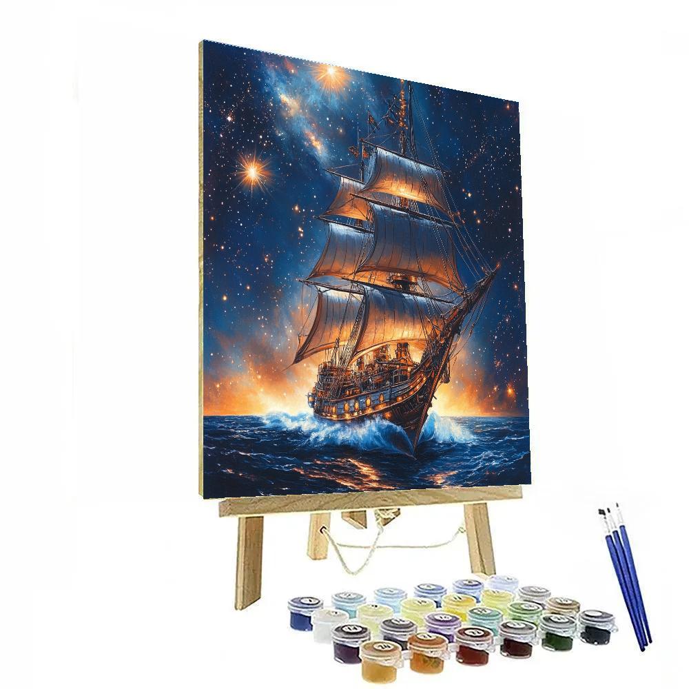 Jim Hawkins Solar Sail Disney Inspired Paint by numbers art