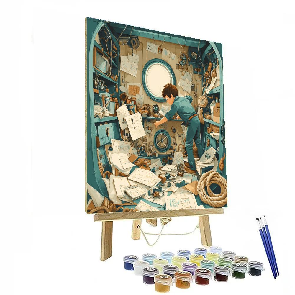 B E N Curious Circuit Disney Inspired Paint by numbers art