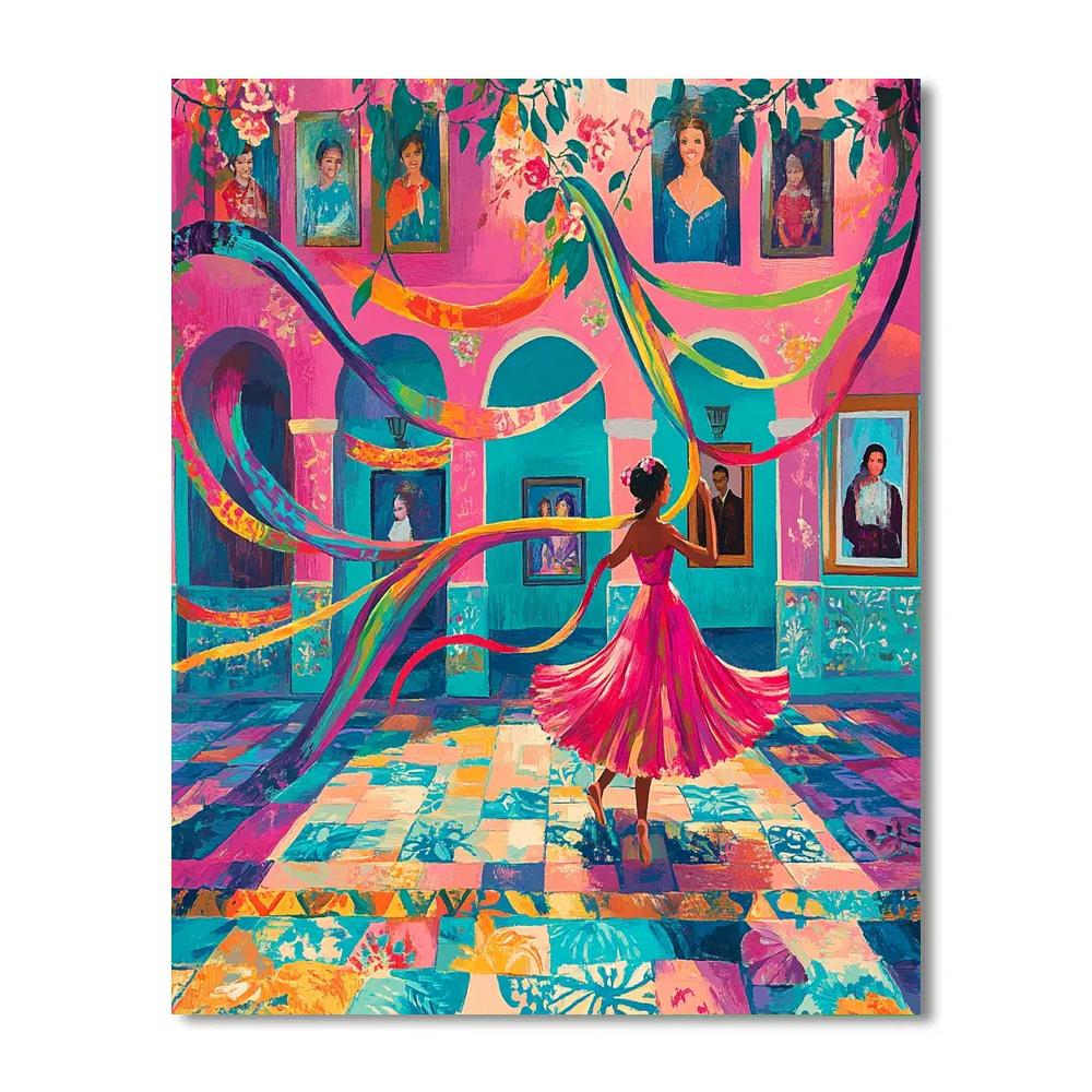 Mirabel Color Ribbon Moment Disney Inspired Numbered painting kits
