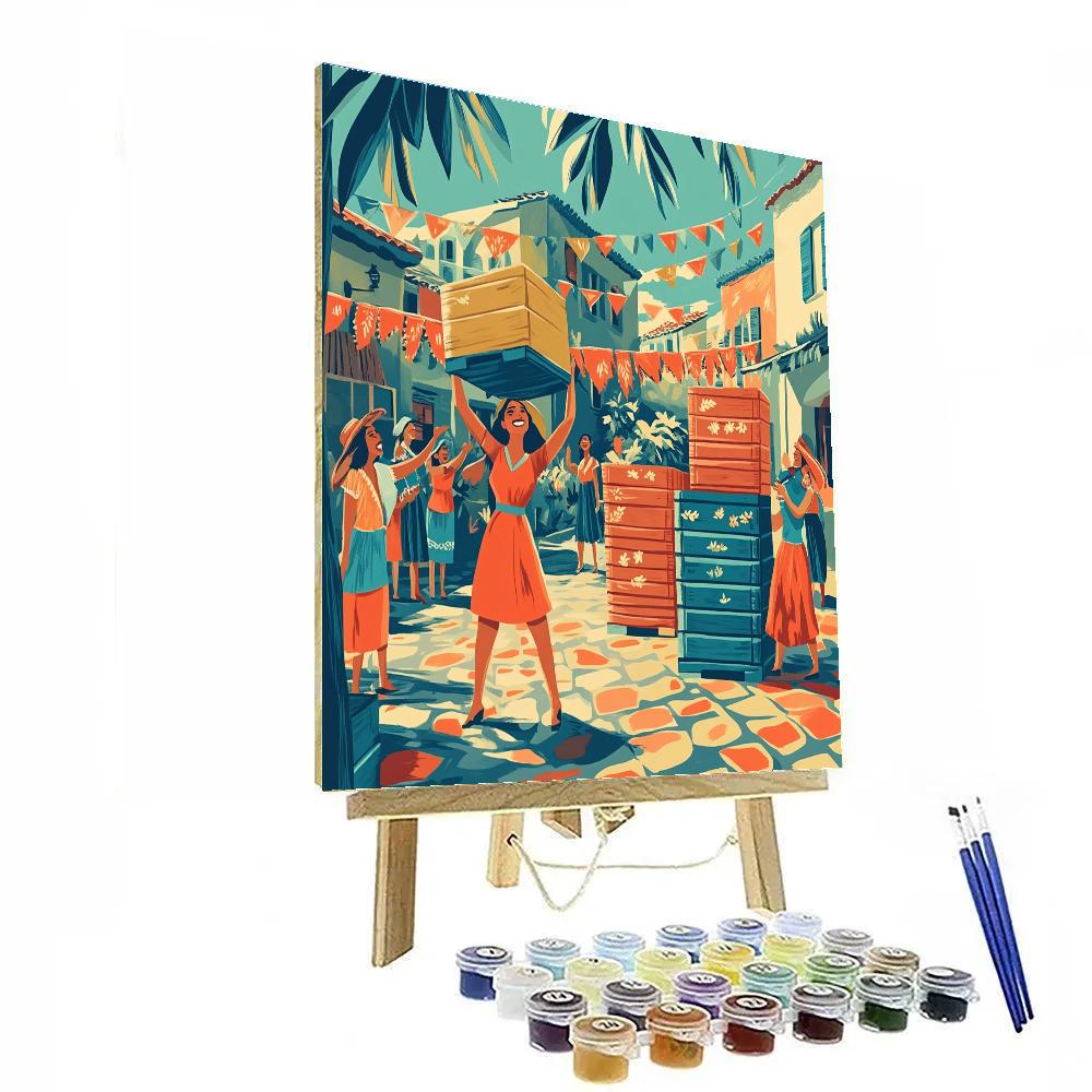 Luisa Strong Helping Hand Disney Inspired Numbered painting kits