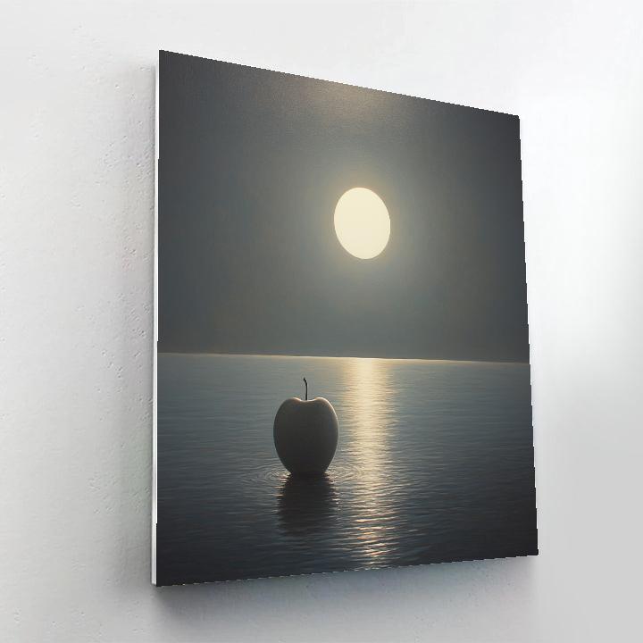 Rene Magritte Inspired Apple Eclipse Paint by numbers kits