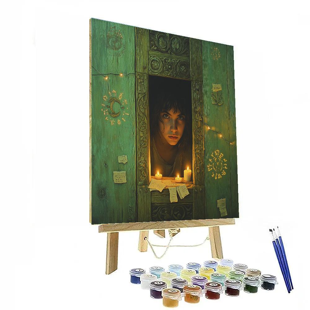 Bruno Secret Door Disney Inspired Number painting