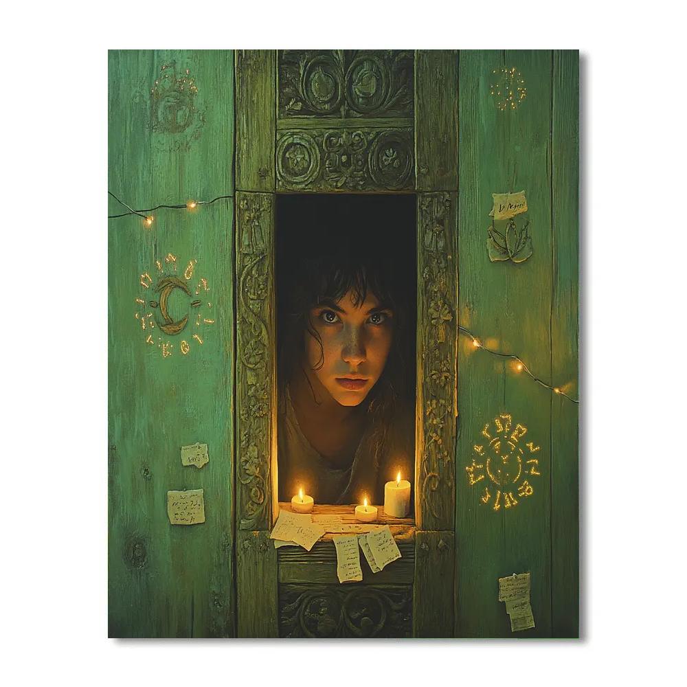 Bruno Secret Door Disney Inspired Number painting