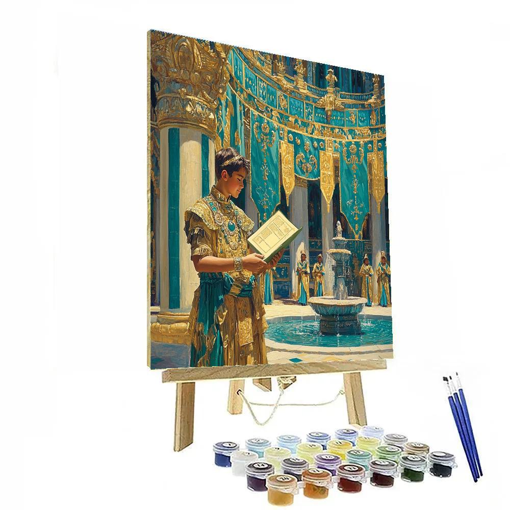 Kuzco Young Emperor Study Disney Inspired Paint by numbers kits