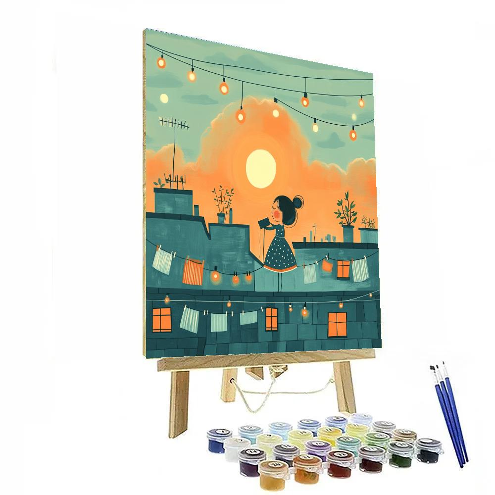 Rita Street Serenade Disney Inspired Numbered painting kits