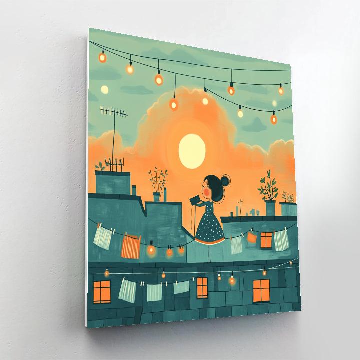 Rita Street Serenade Disney Inspired Numbered painting kits