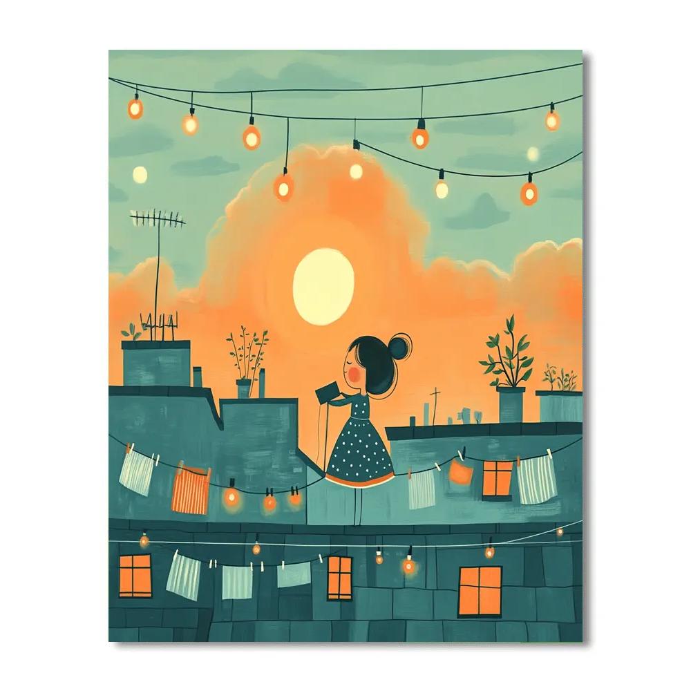 Rita Street Serenade Disney Inspired Numbered painting kits