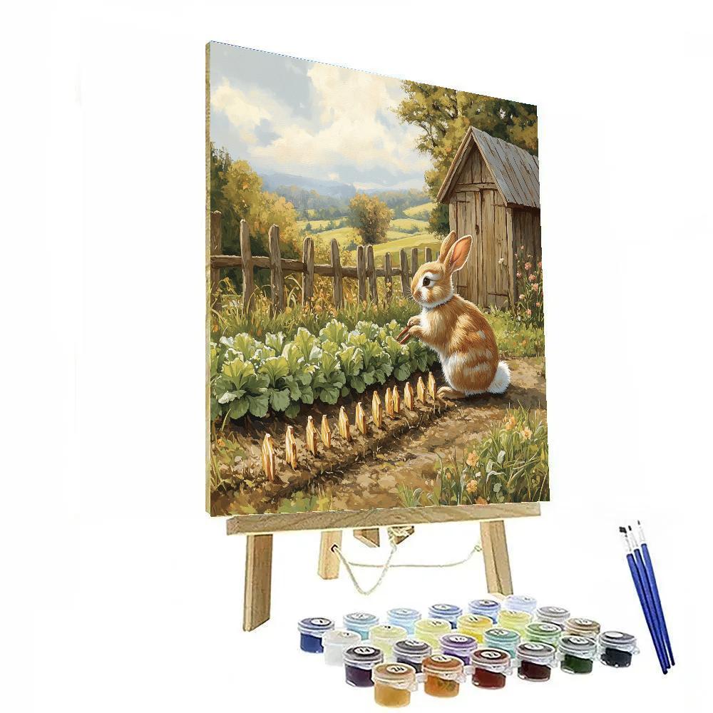 Rabbit Garden Planning Disney Inspired Paint by numbers kits