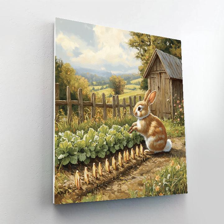 Rabbit Garden Planning Disney Inspired Paint by numbers kits