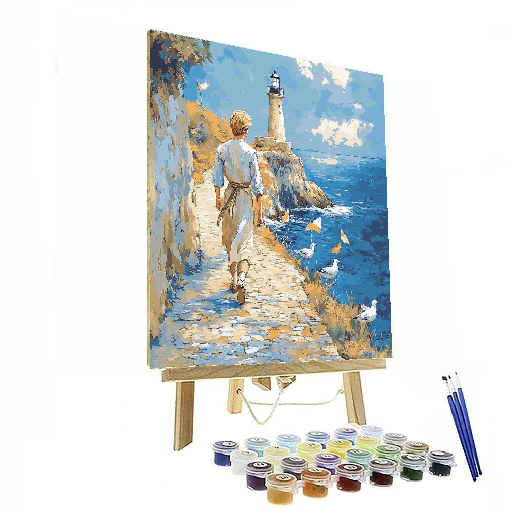 Prince Eric Coastal Walk Disney Inspired DIY paint by numbers