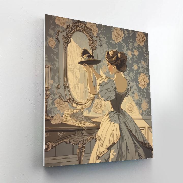 Lady Tremaine Elegant Plan Disney Inspired paint by color