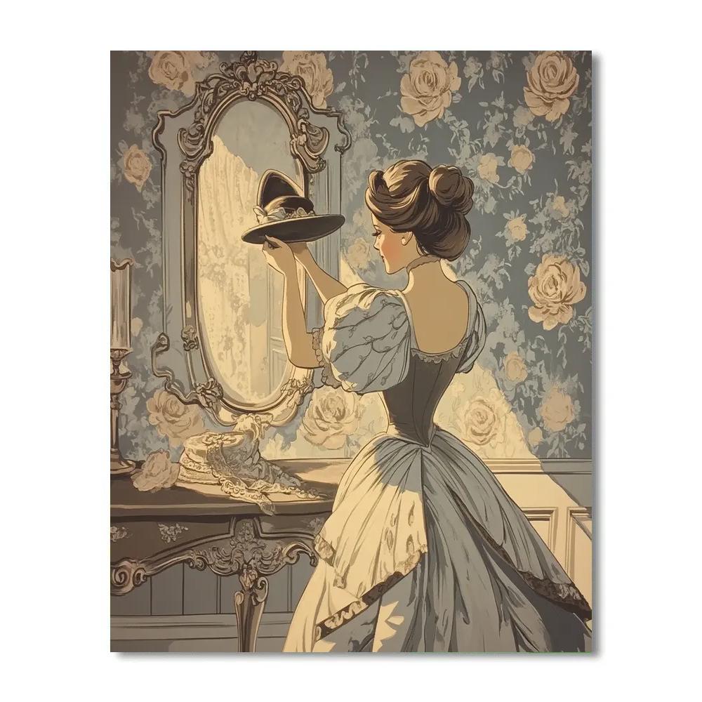 Lady Tremaine Elegant Plan Disney Inspired paint by color